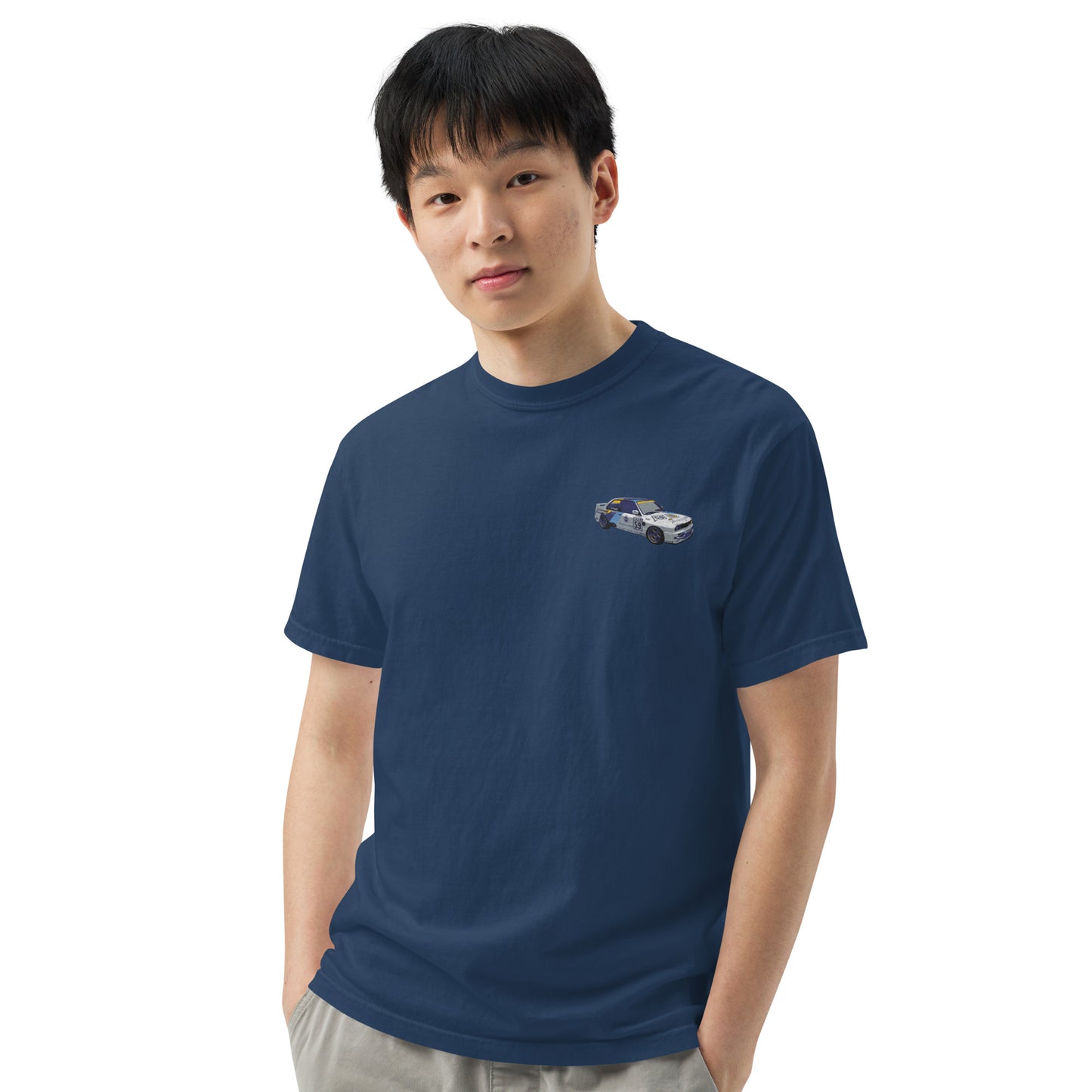BMW E30 Race Car Unisex garment-dyed heavyweight t-shirt