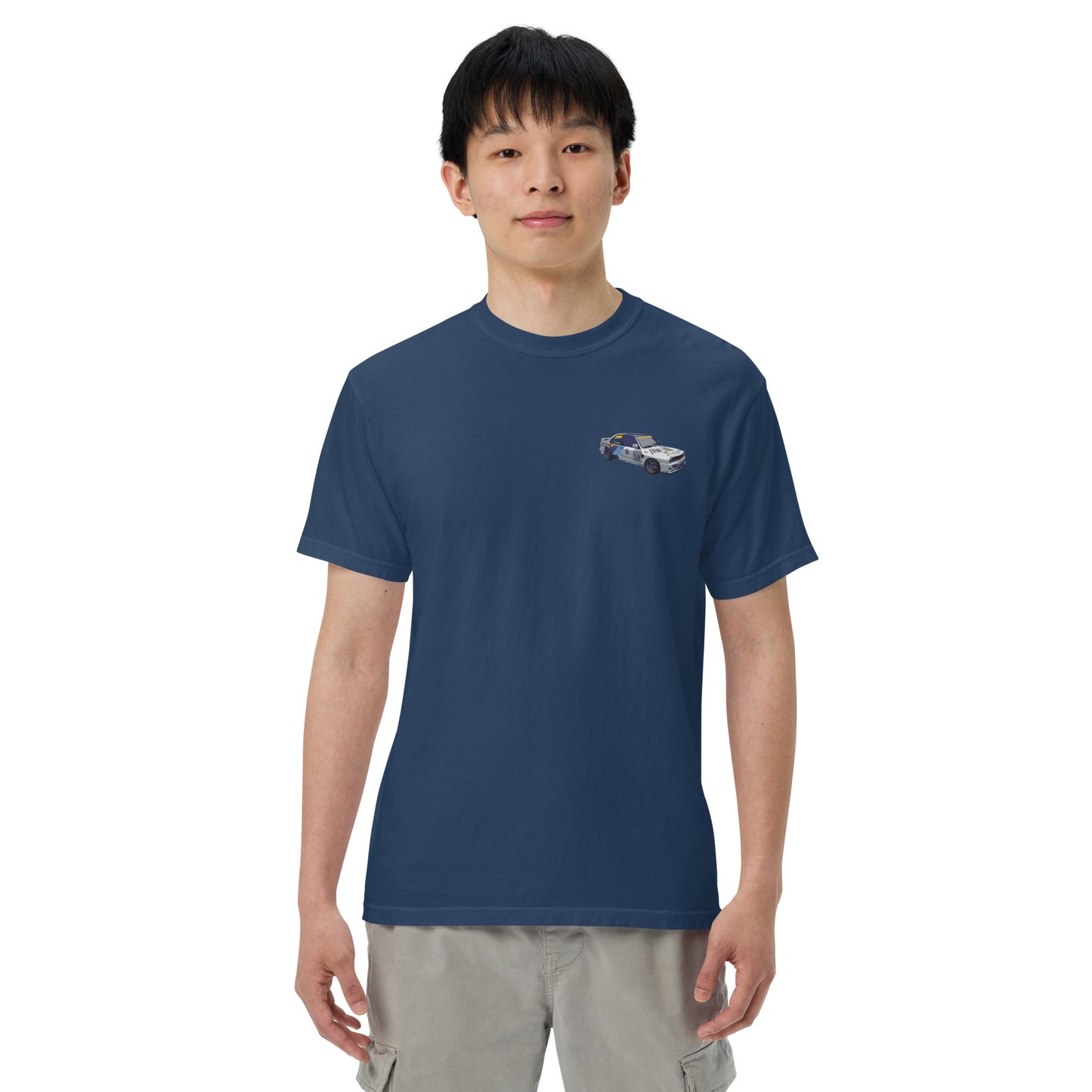 BMW E30 Race Car Unisex garment-dyed heavyweight t-shirt