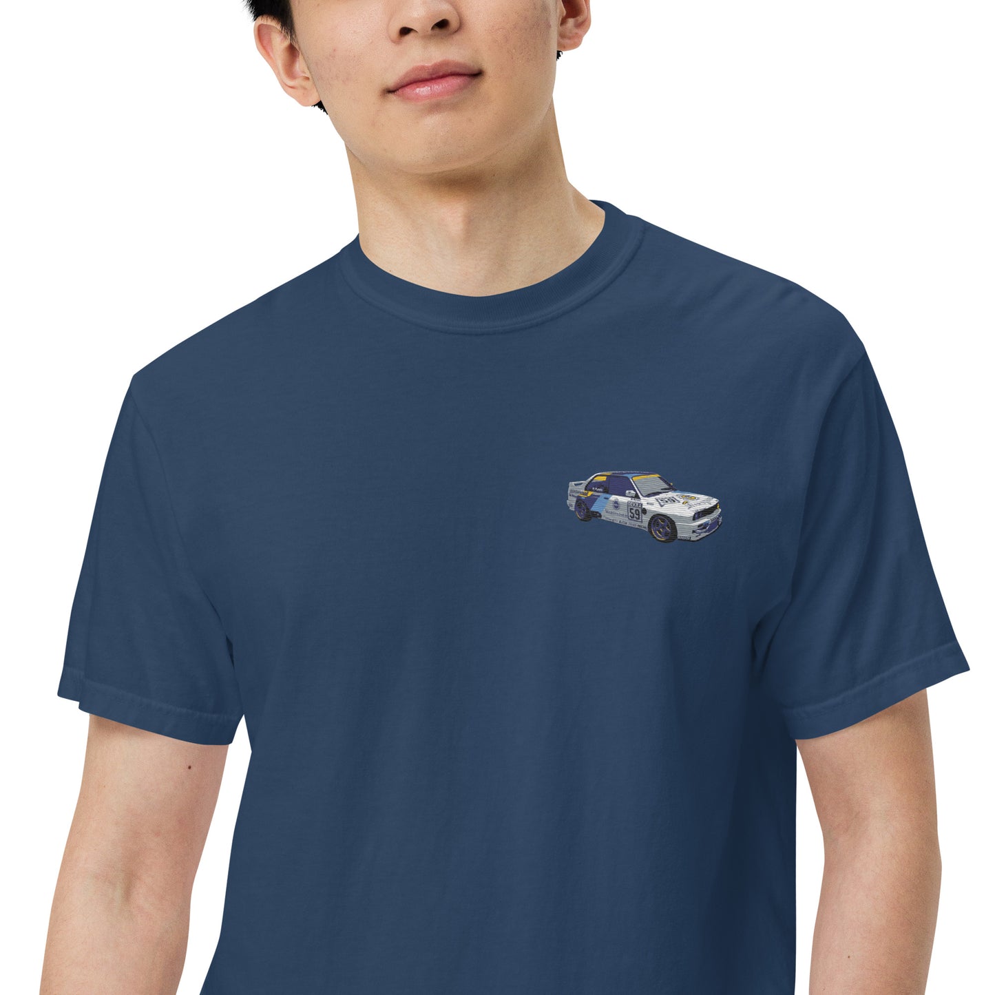 BMW E30 Race Car Unisex garment-dyed heavyweight t-shirt