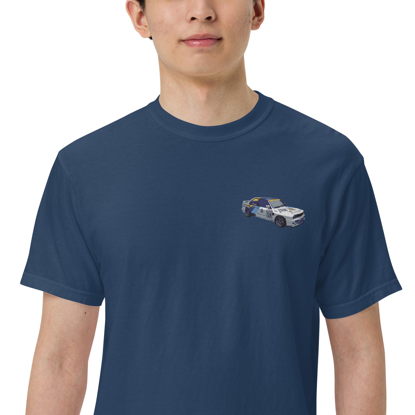 BMW E30 Race Car Unisex garment-dyed heavyweight t-shirt