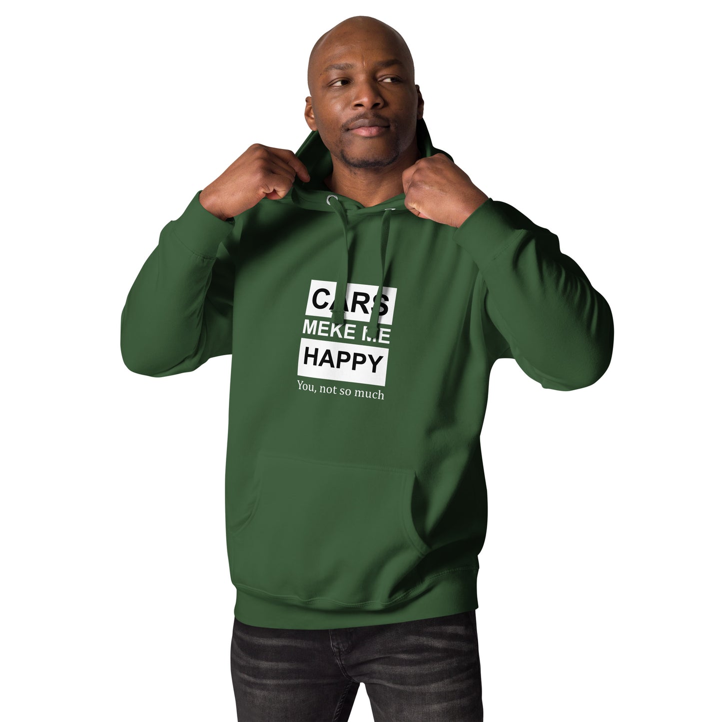 Cars Make Me Happy Unisex Hoodie