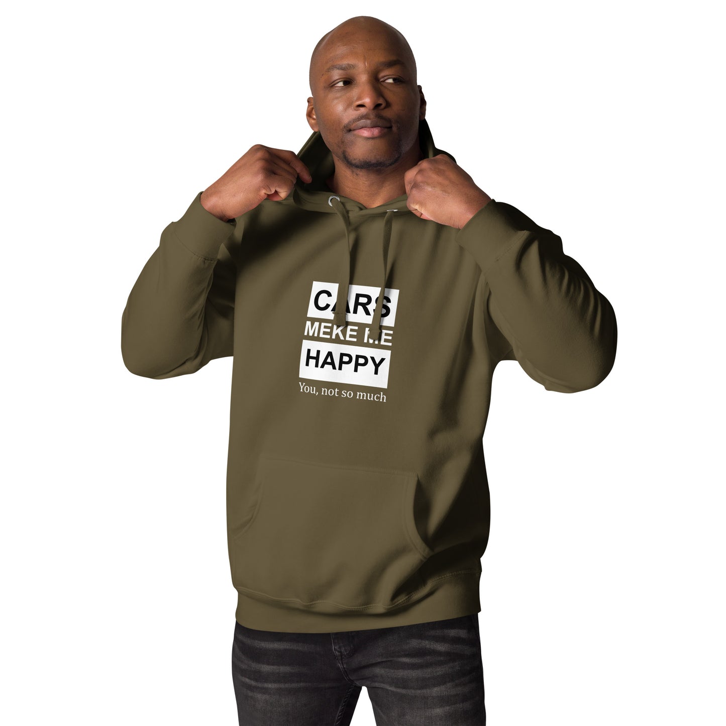 Cars Make Me Happy Unisex Hoodie