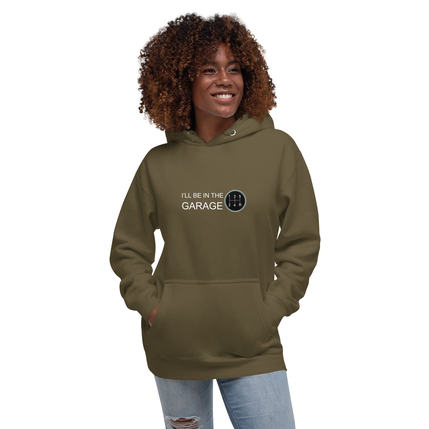 I'll Be In The Garage Unisex Hoodie